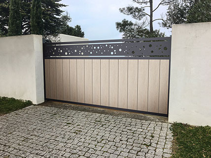 fk design applique murale exterieur decoupe laser pliage inox